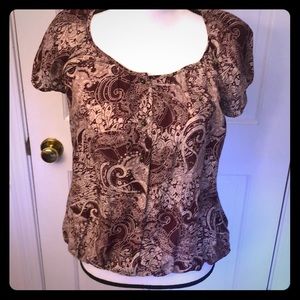 Banana Republic paisley medium too